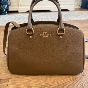 Coach Savannah Carry All Leather Handbag